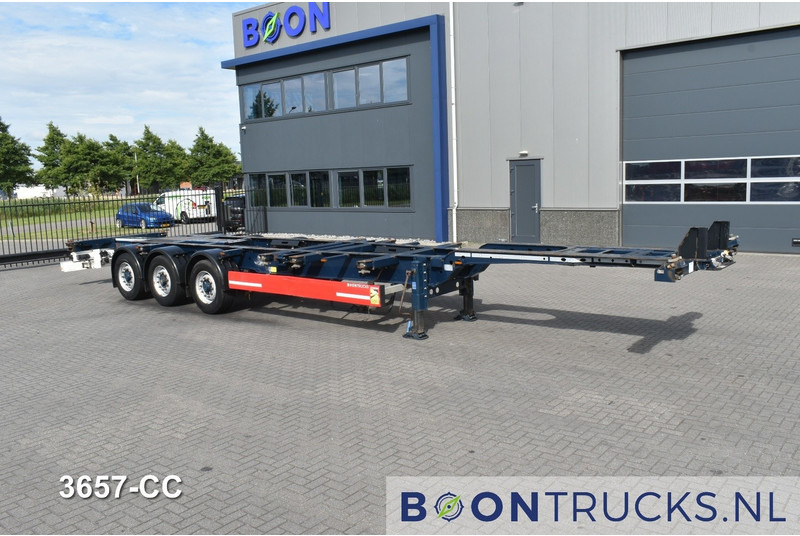 Krone SD BOX LINER | 2x20-40-45ft HC * LIFT AXLE * BPW/DISC * EXTENDABLE REAR * 10x AVAILABLE - Semirremolque portacontenedore/ Intercambiable: foto 5 Krone SD BOX LINER | 2x20-40-45ft HC * LIFT AXLE * BPW/DISC * EXTENDABLE REAR * 10x AVAILABLE - Semirremolque portacontenedore/ Intercambiable: foto 5