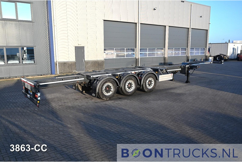 Pacton ET3 | 2x20-30-40-45ft HC * LIFT AXLE * 2x EXTENDABLE * NL TRAINER * APK 09-2026 - Semirremolque portacontenedore/ Intercambiable: foto 2 Pacton ET3 | 2x20-30-40-45ft HC * LIFT AXLE * 2x EXTENDABLE * NL TRAINER * APK 09-2026 - Semirremolque portacontenedore/ Intercambiable: foto 2