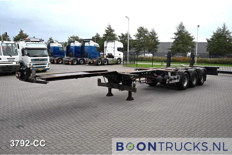 Pacton T3-010 2x20-30-40-45ft HC * 2x EXTENDABLE * 1x LIFT AXLE * NL TRAILER - Semirremolque portacontenedore/ Intercambiable: foto 5 Pacton T3-010 2x20-30-40-45ft HC * 2x EXTENDABLE * 1x LIFT AXLE * NL TRAILER - Semirremolque portacontenedore/ Intercambiable: foto 5