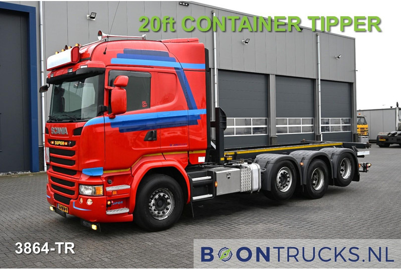 Scania R450 8x2 | EURO6 * CONTAINER TRANSPORT * 20ft TIPPING * NL TRUCK * APK 02-2026 - Camión portacontenedore/ Intercambiable: foto 2 Scania R450 8x2 | EURO6 * CONTAINER TRANSPORT * 20ft TIPPING * NL TRUCK * APK 02-2026 - Camión portacontenedore/ Intercambiable: foto 2