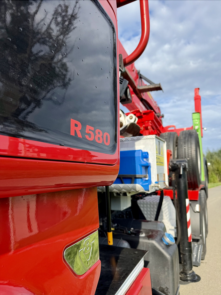 Camión forestal, Camión grúa para transporte de madera SCANIA R580: foto 9