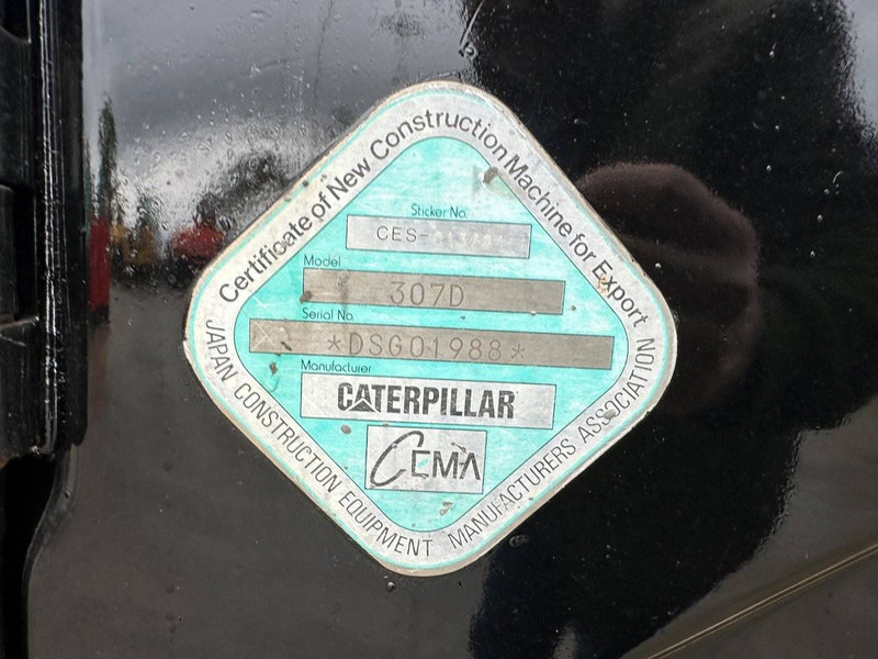 Excavadora de cadenas Caterpillar 307D: foto 19