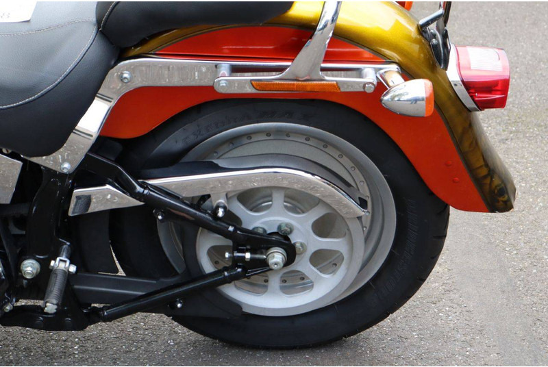 Motocicleta Harley-Davidson Fat Boy Softail: foto 17 Motocicleta Harley-Davidson Fat Boy Softail: foto 17