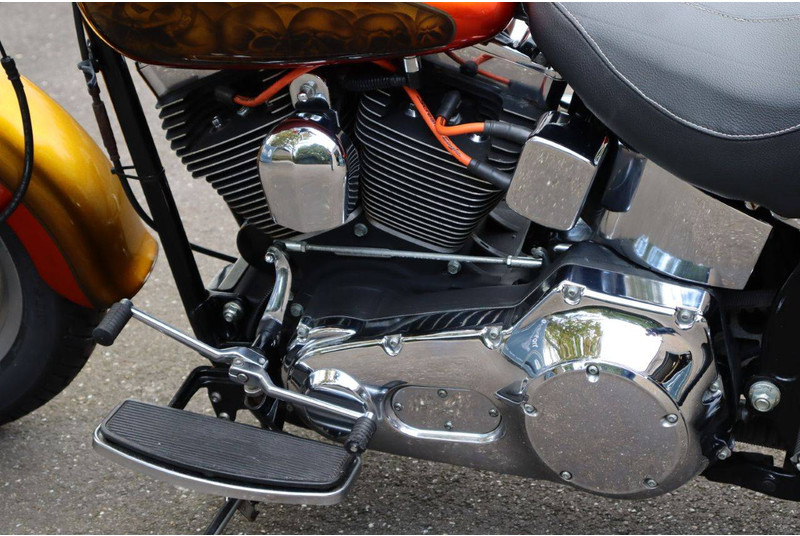 Motocicleta Harley-Davidson Fat Boy Softail: foto 16 Motocicleta Harley-Davidson Fat Boy Softail: foto 16