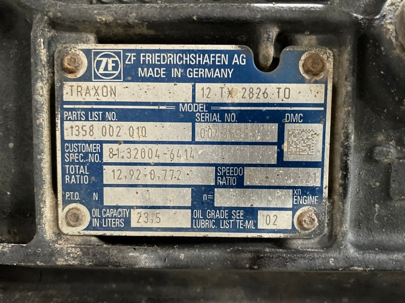 CUTIE DE VITEZE MAN AUTOMATA 12 TX 2826 TO R=12,92-0,772 81.32004.6414 + POMPA HYDRODRIVE 81.67501.6098 - Caja de cambios para Camión: foto 5 CUTIE DE VITEZE MAN AUTOMATA 12 TX 2826 TO R=12,92-0,772 81.32004.6414 + POMPA HYDRODRIVE 81.67501.6098 - Caja de cambios para Camión: foto 5