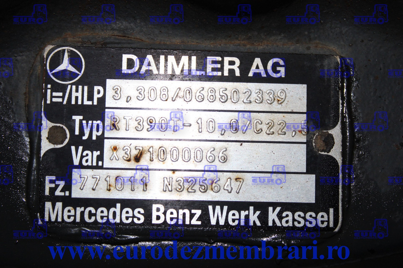 DIFERENTIAL FINAL AXA SPATE MERCEDES AROCS RT390T-10,0-C22,5 R-3,308 068502339 - Diferencial para Camión: foto 3 DIFERENTIAL FINAL AXA SPATE MERCEDES AROCS RT390T-10,0-C22,5 R-3,308 068502339 - Diferencial para Camión: foto 3