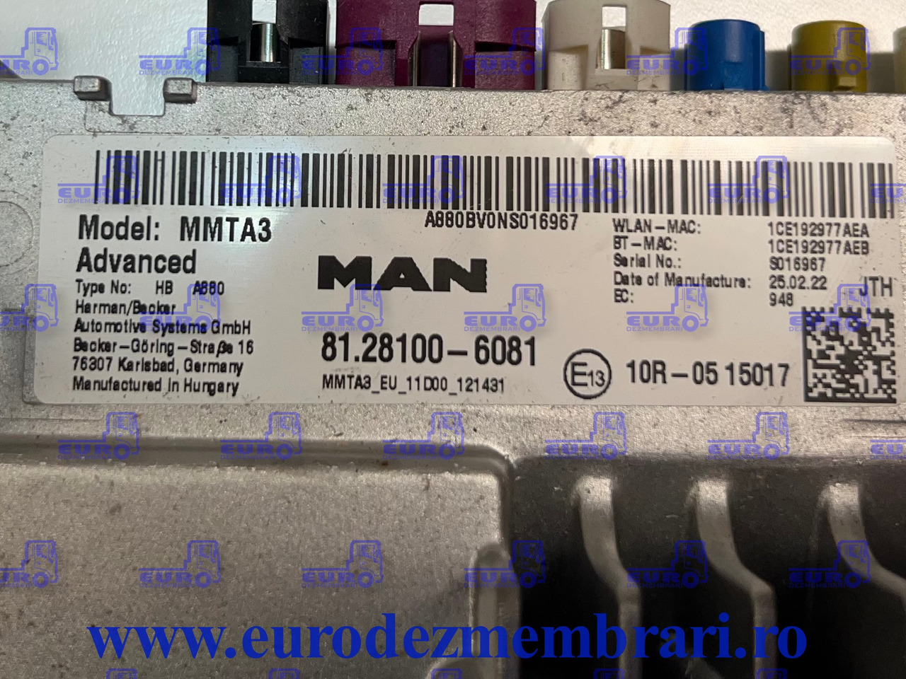 ELEMENT BORD RADIO MAN MMT3 81.28100.6081 - Cabina e interior para Camión: foto 2 ELEMENT BORD RADIO MAN MMT3 81.28100.6081 - Cabina e interior para Camión: foto 2