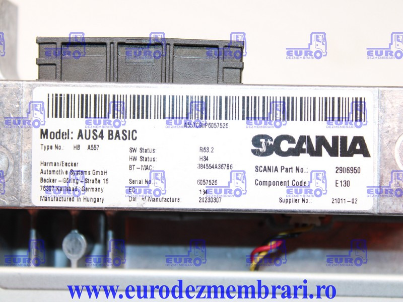 Salpicadero para Camión ELEMENT BORD UNITATE MULTIMEDIA AUS SCANIA SUPER 2906950, 2819280: foto 6