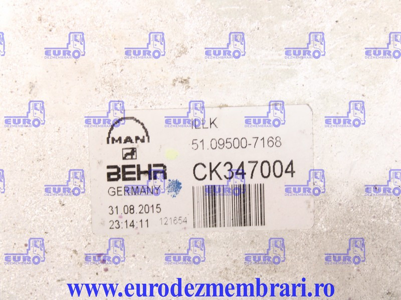 RADIATOR INTERCOOLER MAN D26 51.09500.7168, 51.09500.7196, 51.09500.7160, 51.09500.7151, 51.09500.7147 - Intercooler para Camión: foto 2 RADIATOR INTERCOOLER MAN D26 51.09500.7168, 51.09500.7196, 51.09500.7160, 51.09500.7151, 51.09500.7147 - Intercooler para Camión: foto 2
