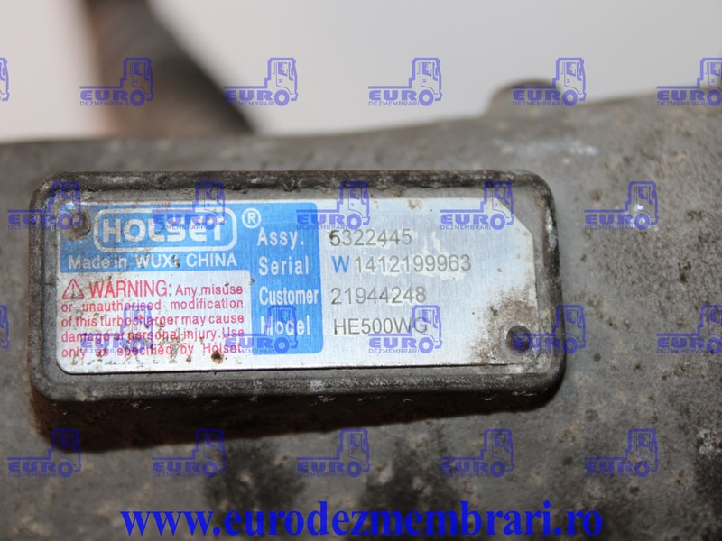 TURBOSUFLANTA RENAULT T DTI 11 21944248, 21475425 - Turbocompresor para Camión: foto 2 TURBOSUFLANTA RENAULT T DTI 11 21944248, 21475425 - Turbocompresor para Camión: foto 2