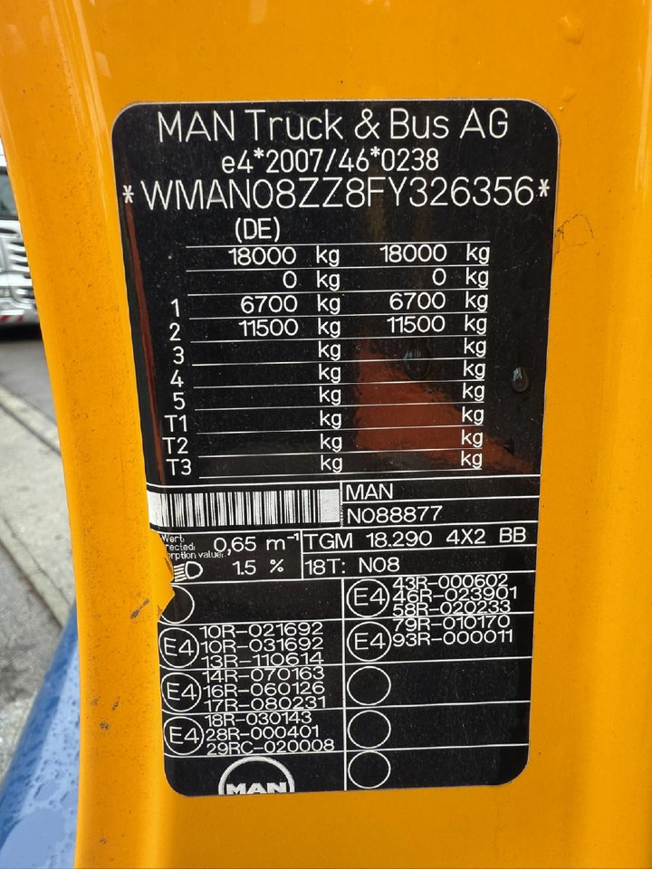 Autogrúa MAN Böcker AK 44 / 4000 auf MAN TGM 18.290 | Personenkorb: foto 14