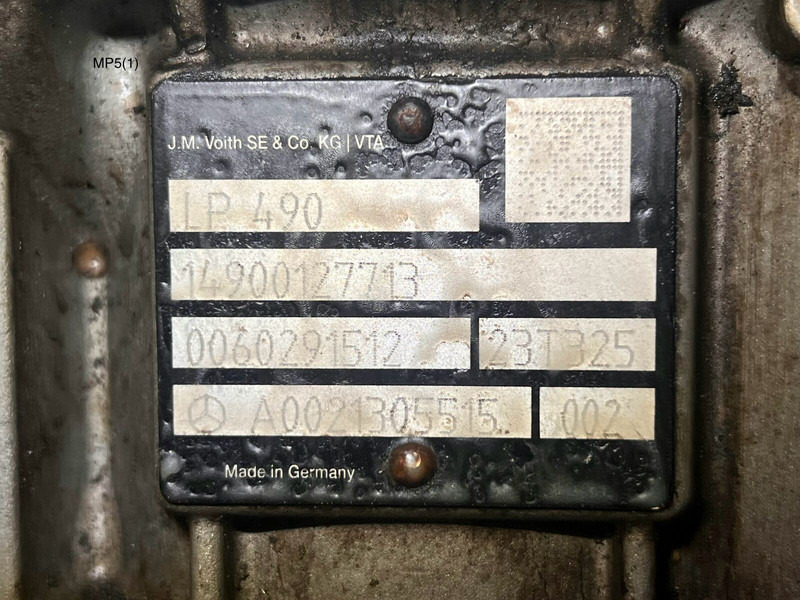 Mercedes-Benz MP5 LP490 - Motor y piezas: foto 5 Mercedes-Benz MP5 LP490 - Motor y piezas: foto 5