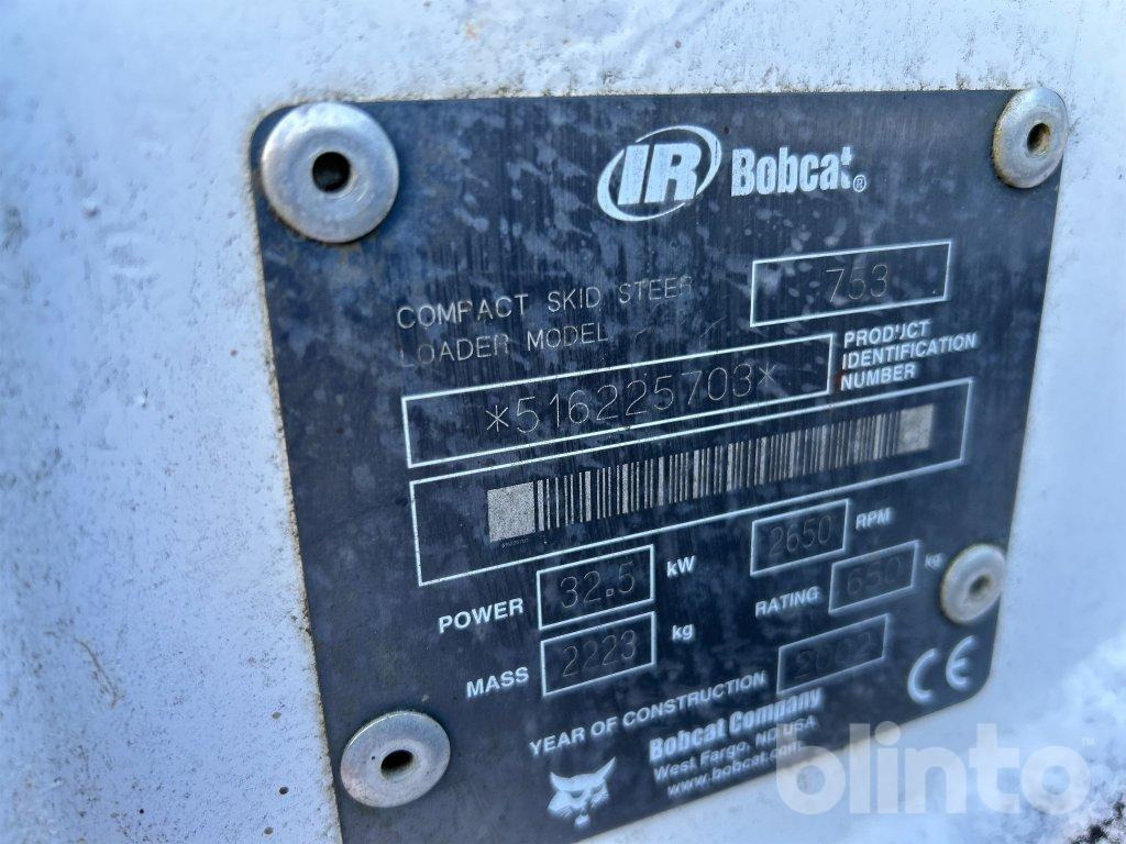 Minicargadora Bobcat 753 & Redskap: foto 38