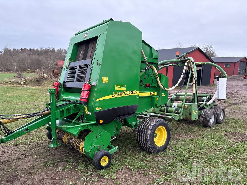 John Deere 592 / Elho inliner 1820 - Rotoempacadora: foto 1 John Deere 592 / Elho inliner 1820 - Rotoempacadora: foto 1