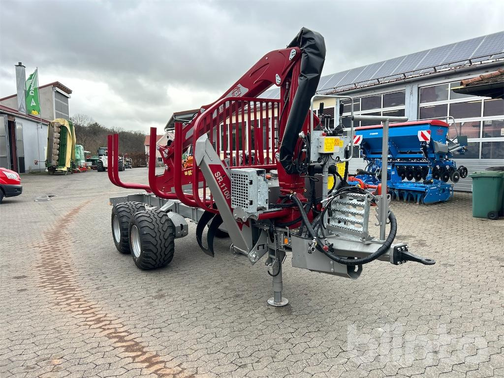 Schlang und Reichart ST1170 mit Ladekran (2024) - Remolque forestal: foto 2 Schlang und Reichart ST1170 mit Ladekran (2024) - Remolque forestal: foto 2