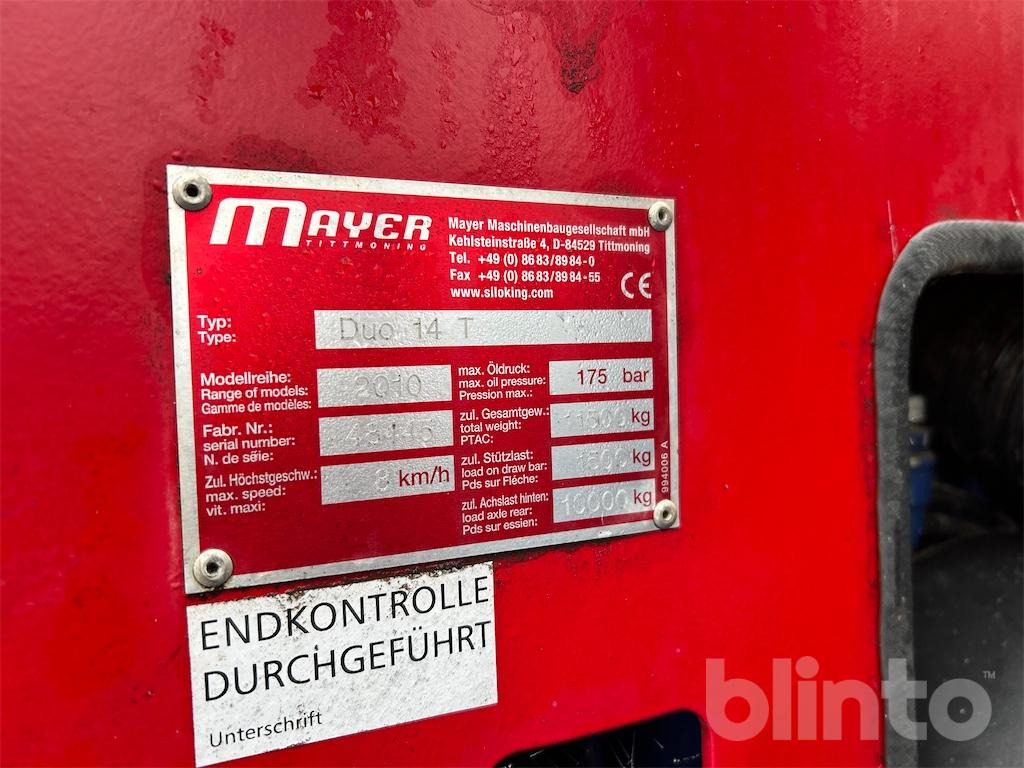 Siloking Duo 14 T (2010) - Desensiladora: foto 5 Siloking Duo 14 T (2010) - Desensiladora: foto 5