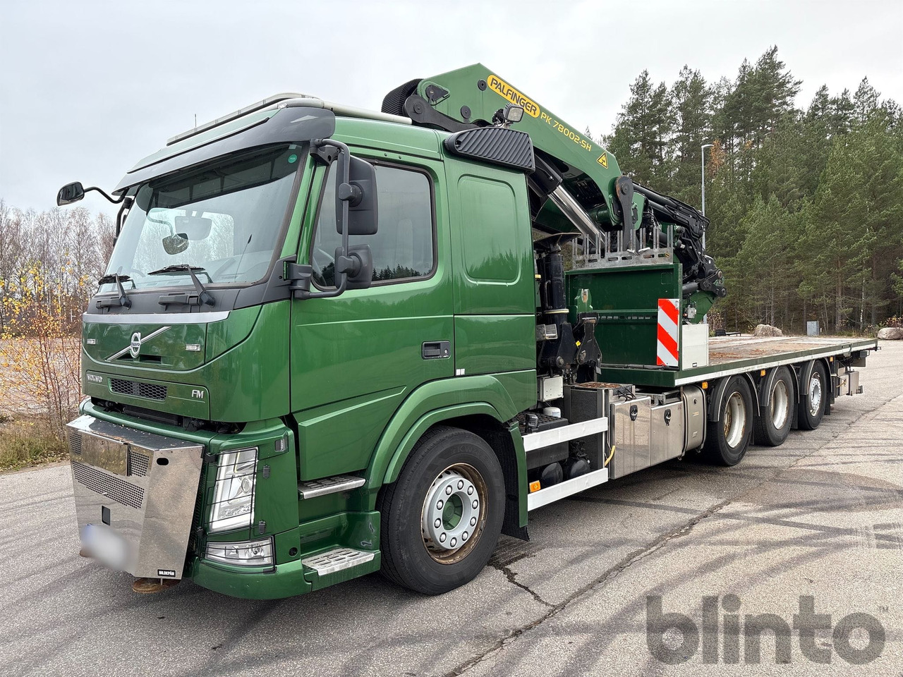 VOLVO FM 460 8x4 Tridem - Camión caja abierta, Camión grúa: foto 1 VOLVO FM 460 8x4 Tridem - Camión caja abierta, Camión grúa: foto 1