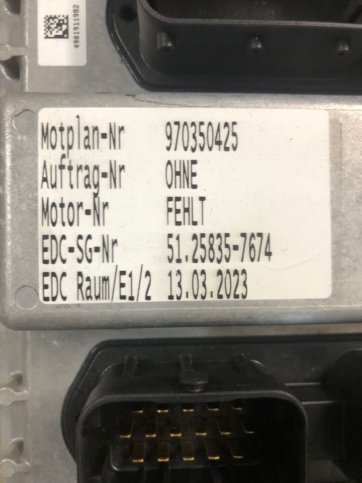 CENTRALINA EDC NUOVA - RIF. BOSCH 0281020273 - RIF. MAN 51258357674 - Unidad de control: foto 3 CENTRALINA EDC NUOVA - RIF. BOSCH 0281020273 - RIF. MAN 51258357674 - Unidad de control: foto 3