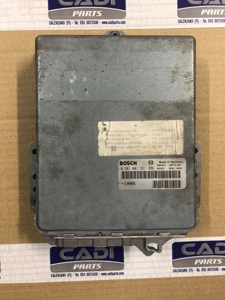 CENTRALINA EDC - RIF. BOSCH 0281001521 - 0281001468 - RIF. MAN 51116157105 - 51116157115 - Unidad de control: foto 1 CENTRALINA EDC - RIF. BOSCH 0281001521 - 0281001468 - RIF. MAN 51116157105 - 51116157115 - Unidad de control: foto 1