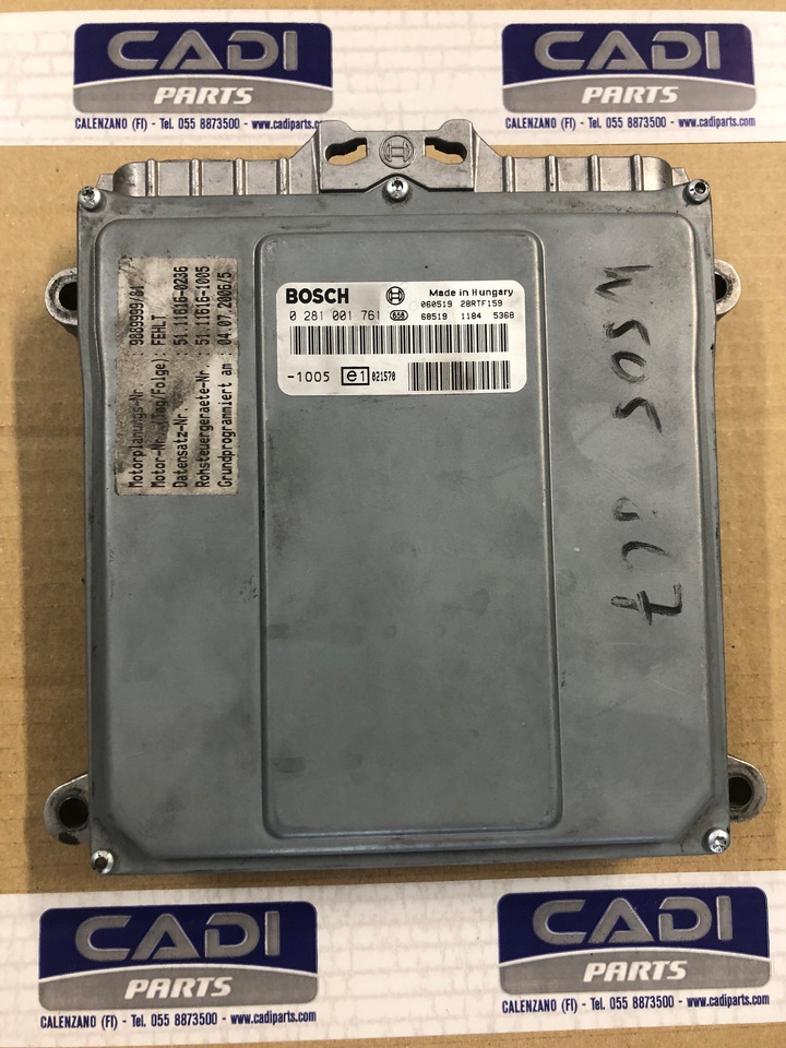 CENTRALINA EDC - RIF. BOSCH 0281001761 - RIF. MAN 51116167177 - Unidad de control: foto 1 CENTRALINA EDC - RIF. BOSCH 0281001761 - RIF. MAN 51116167177 - Unidad de control: foto 1