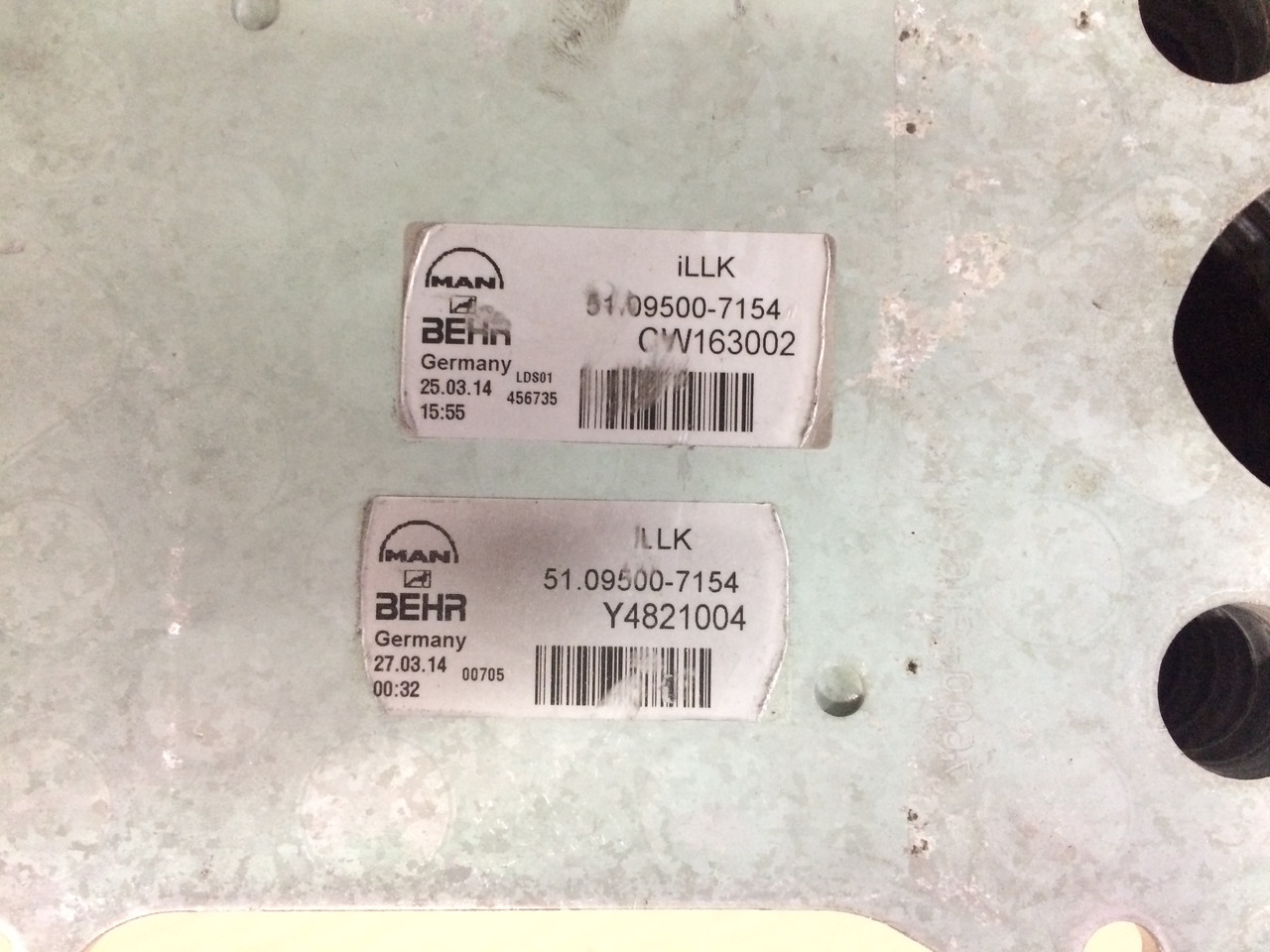 RADIATORE ARIA COMBURENTE - MOTORI MAN D2066 - D2676 - EURO 6 - Sistema de refrigeración para Camión: foto 5 RADIATORE ARIA COMBURENTE - MOTORI MAN D2066 - D2676 - EURO 6 - Sistema de refrigeración para Camión: foto 5