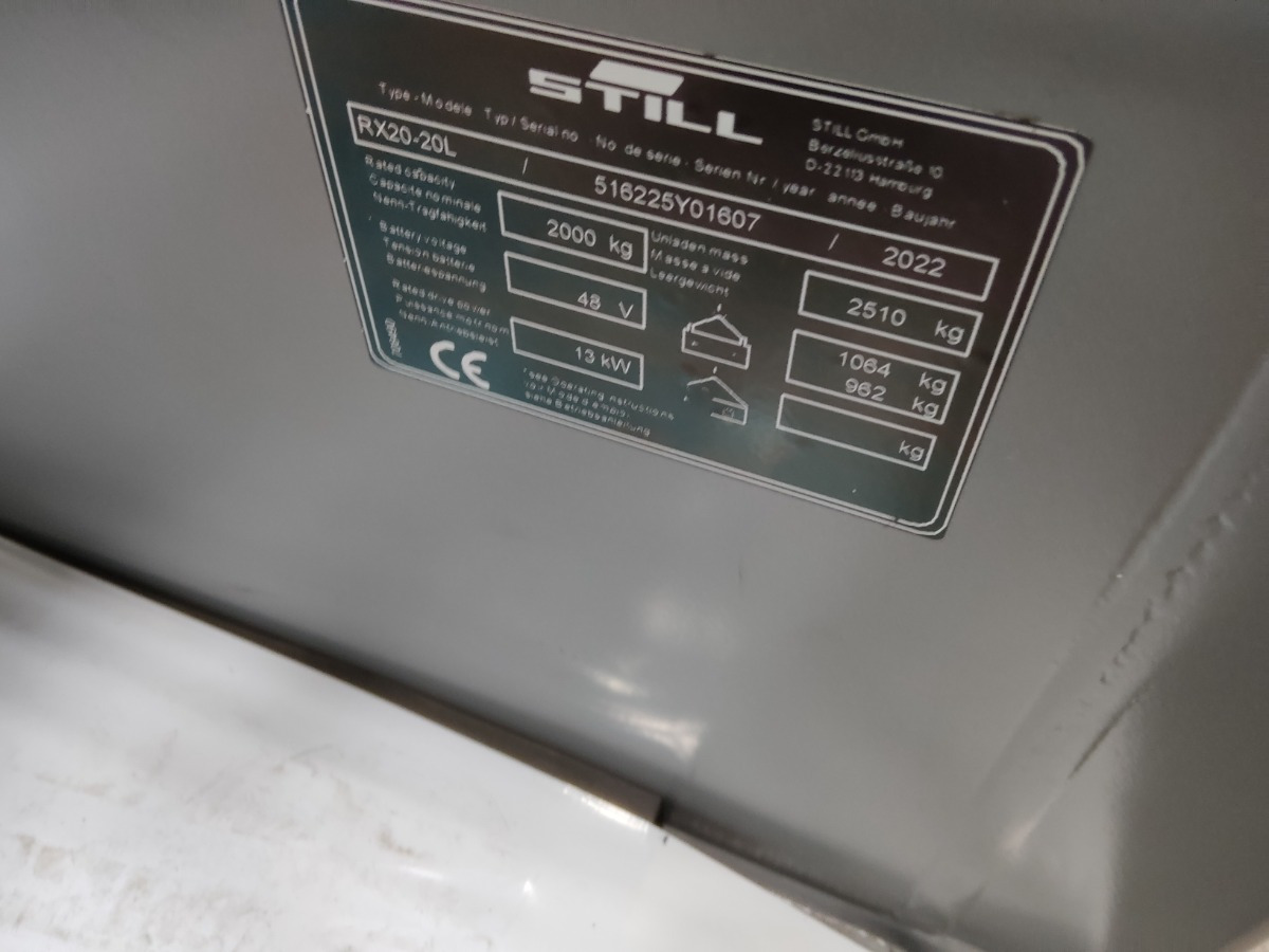 STILL RX20-20L - Carretilla elevadora eléctrica: foto 5 STILL RX20-20L - Carretilla elevadora eléctrica: foto 5