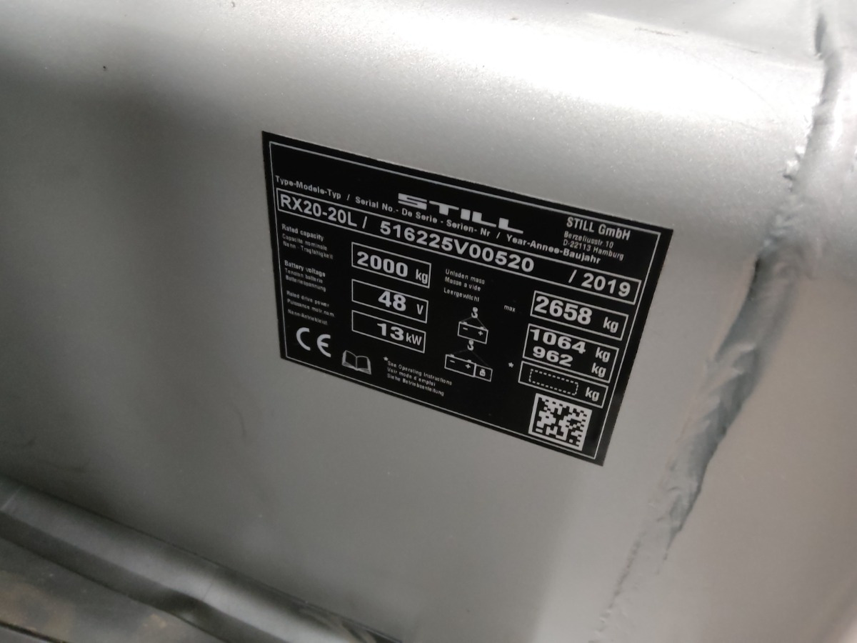 STILL RX20-20L - Carretilla elevadora eléctrica: foto 5 STILL RX20-20L - Carretilla elevadora eléctrica: foto 5