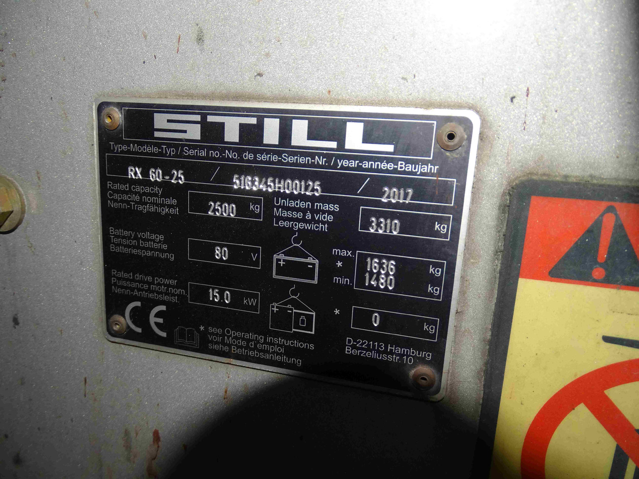 STILL RX60-25 - Carretilla elevadora eléctrica: foto 5 STILL RX60-25 - Carretilla elevadora eléctrica: foto 5