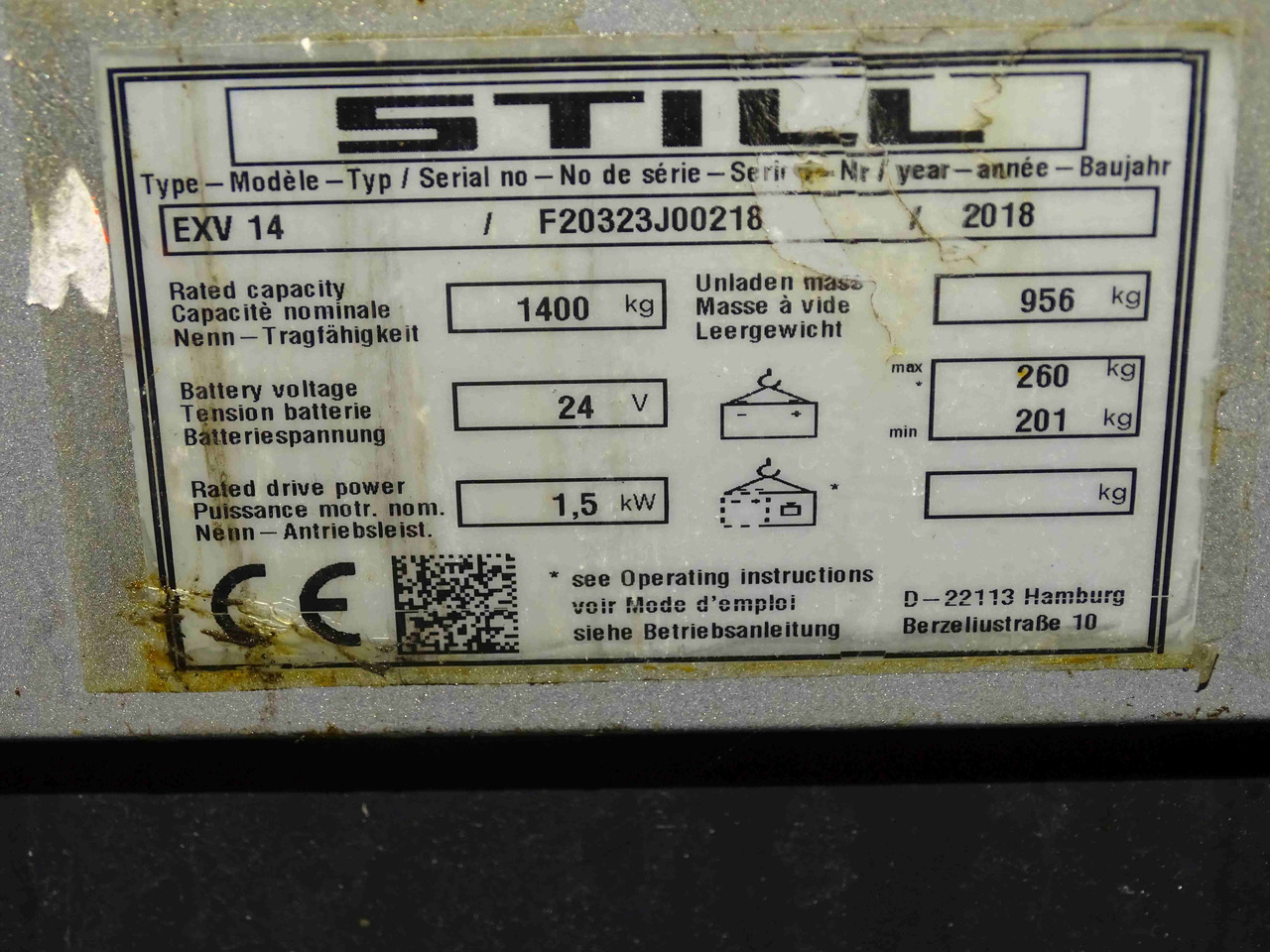 Still EXV14 - Apilador: foto 5 Still EXV14 - Apilador: foto 5