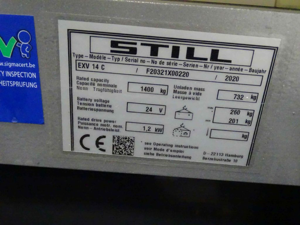 Still EXV14C - Apilador: foto 5 Still EXV14C - Apilador: foto 5