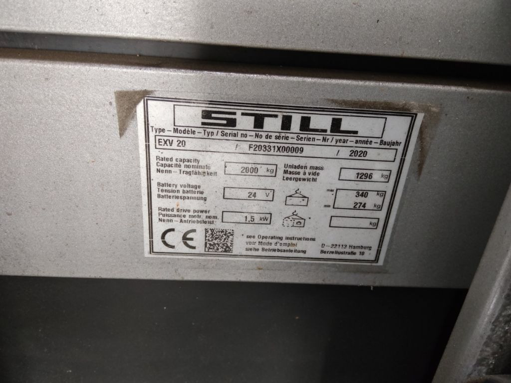 Still EXV20 - Apilador: foto 5 Still EXV20 - Apilador: foto 5