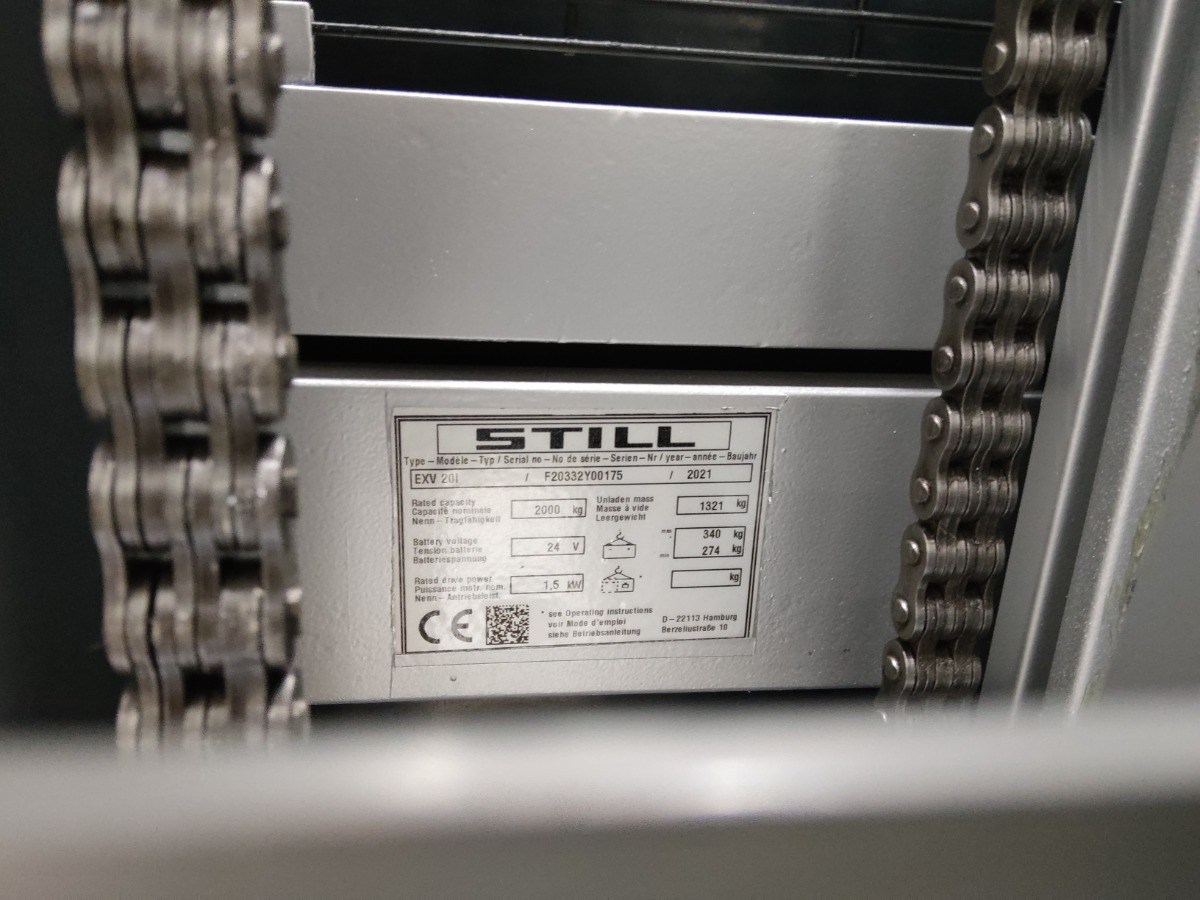 Still EXV20I/BATT.NEU - Apilador: foto 5 Still EXV20I/BATT.NEU - Apilador: foto 5