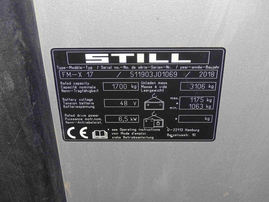 Still FM-X17 - Retráctil: foto 5 Still FM-X17 - Retráctil: foto 5