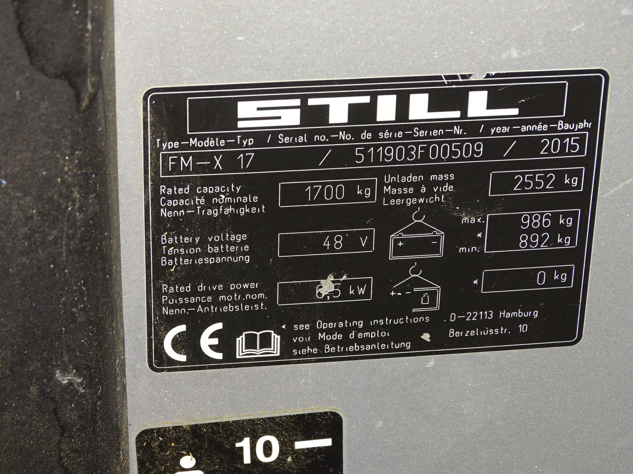 Still FM-X17 - Retráctil: foto 5 Still FM-X17 - Retráctil: foto 5