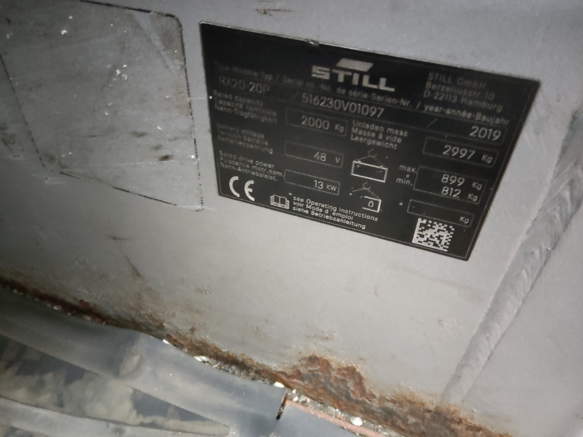 Still RX20-20P - Carretilla elevadora eléctrica: foto 5 Still RX20-20P - Carretilla elevadora eléctrica: foto 5