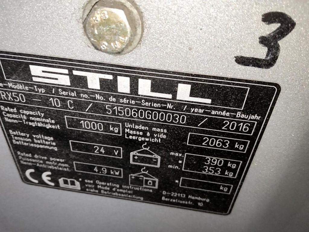 Still RX50-10C/LIION - Carretilla elevadora eléctrica: foto 5 Still RX50-10C/LIION - Carretilla elevadora eléctrica: foto 5