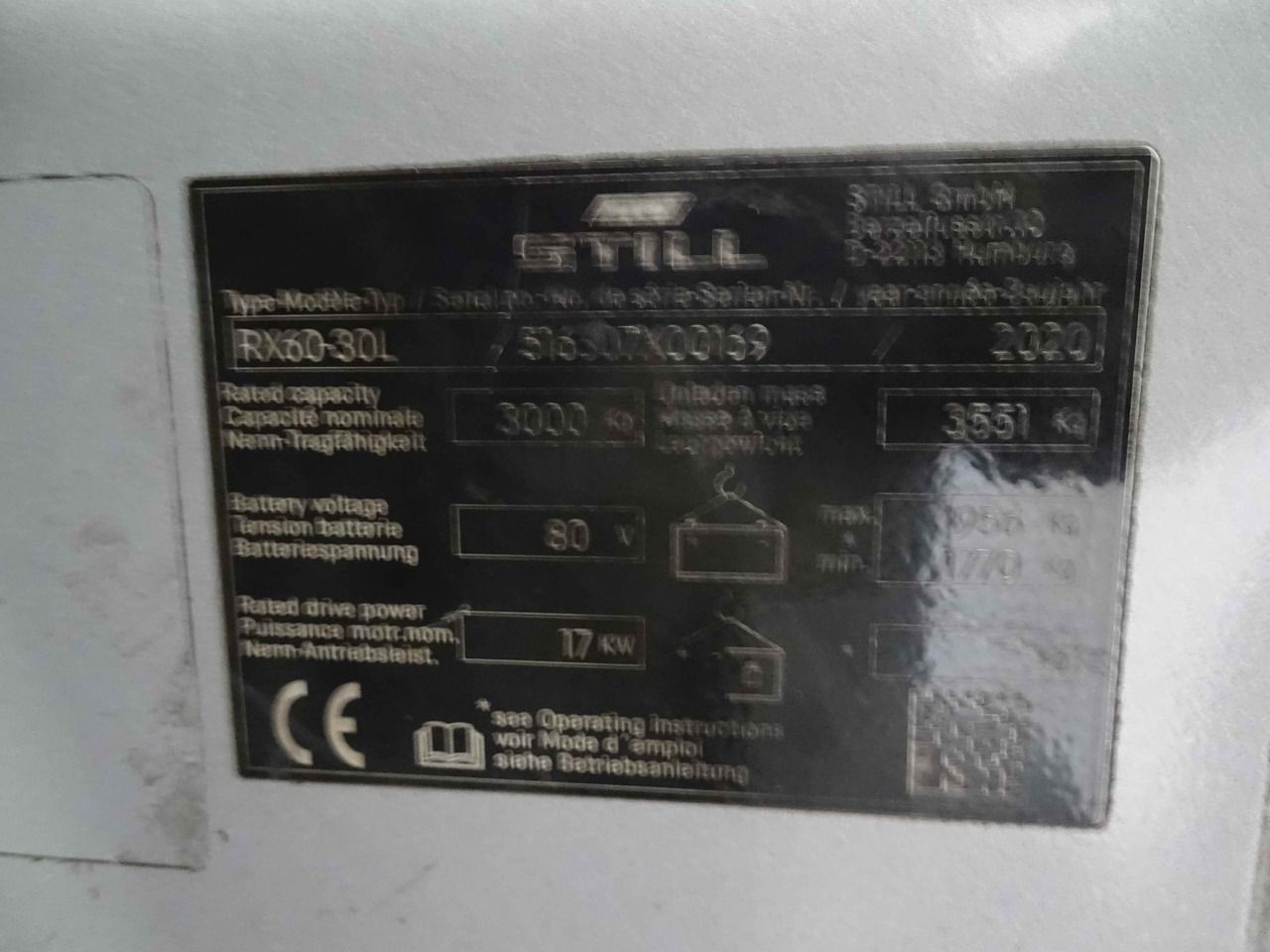 Still RX60-30L - Carretilla elevadora eléctrica: foto 5 Still RX60-30L - Carretilla elevadora eléctrica: foto 5