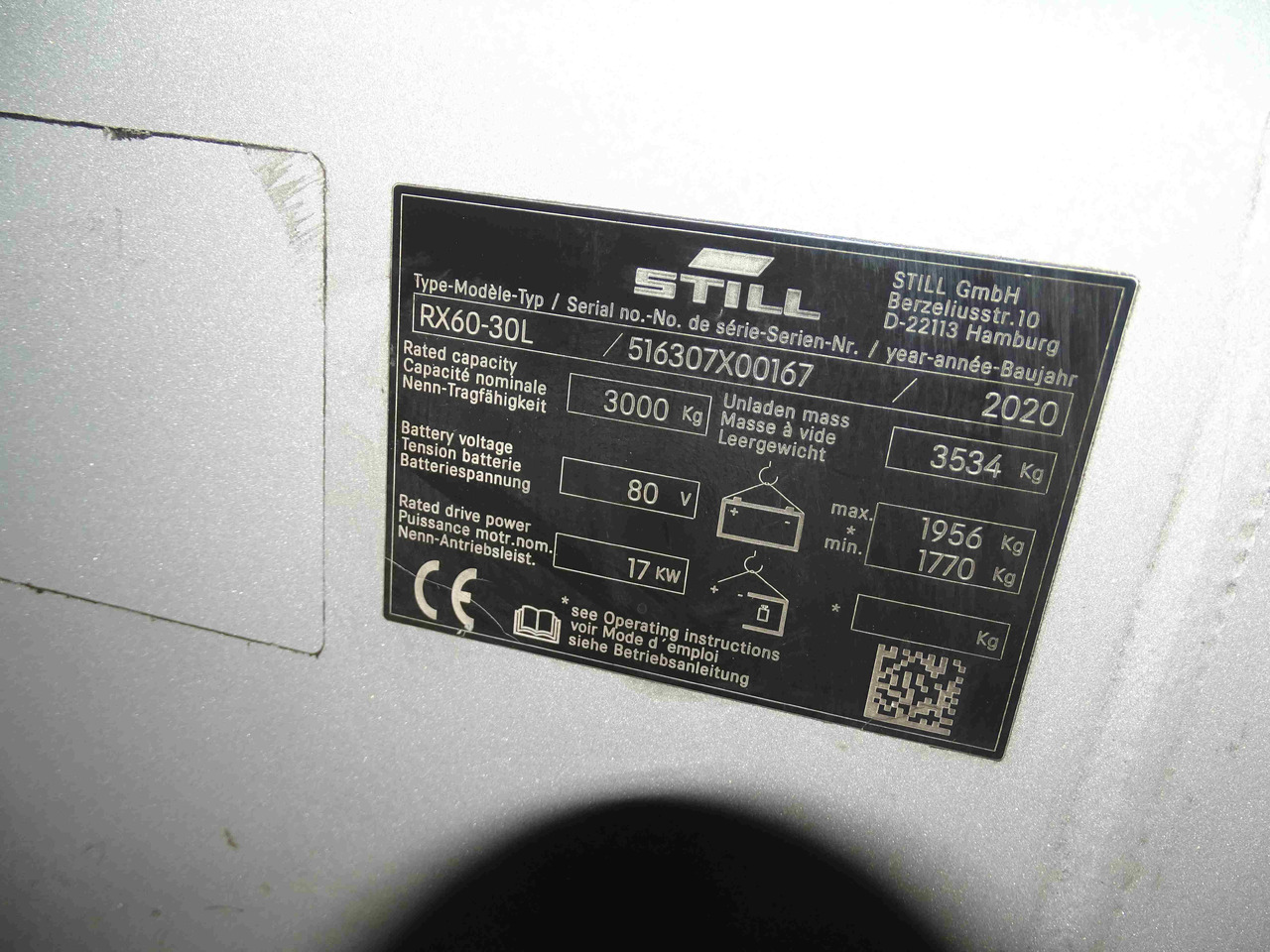Still RX60-30L - Carretilla elevadora eléctrica: foto 5 Still RX60-30L - Carretilla elevadora eléctrica: foto 5