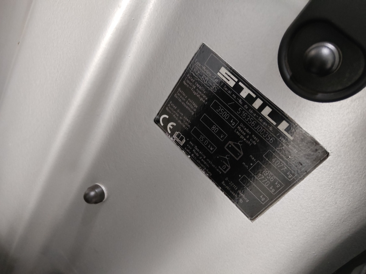 Carretilla elevadora eléctrica Still RX60-35/BATT.NEU: foto 6 Carretilla elevadora eléctrica Still RX60-35/BATT.NEU: foto 6