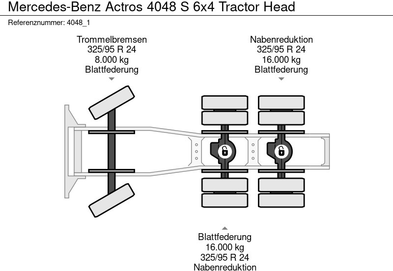 Cabeza tractora nuevo Mercedes-Benz Actros 4048 S 6x4 Tractor Head: foto 20