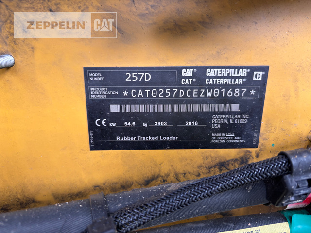Minicargadora Cat 257D: foto 14