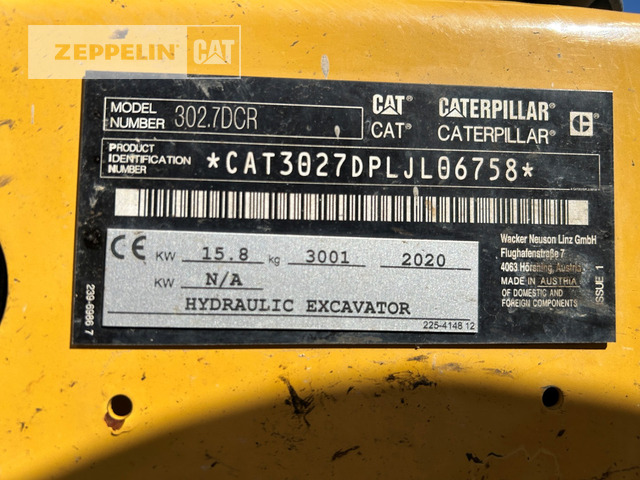 Cat 302.7D - Miniexcavadora: foto 5 Cat 302.7D - Miniexcavadora: foto 5