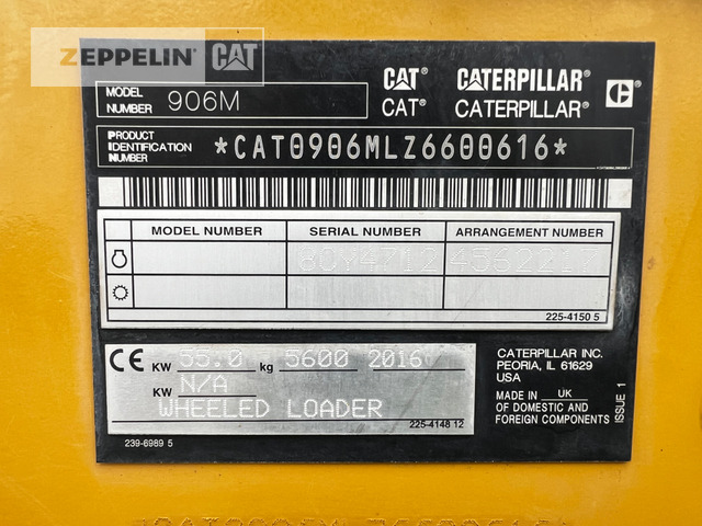 Cargadora de ruedas Cat 906M: foto 23