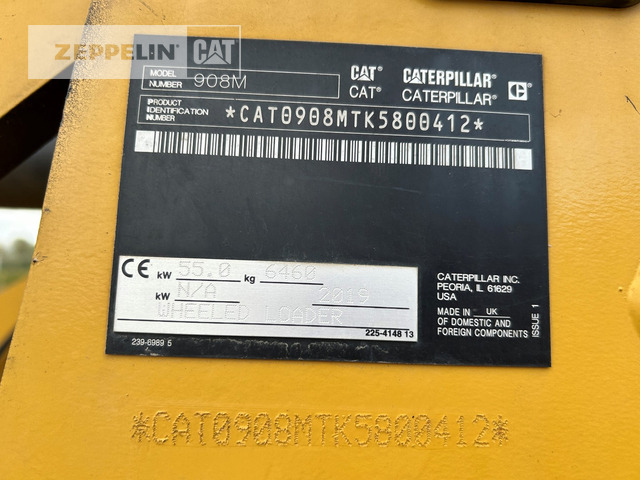 Cat 908M - Cargadora de ruedas: foto 5 Cat 908M - Cargadora de ruedas: foto 5