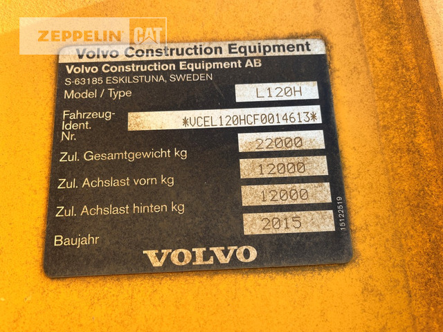 Volvo L120H - Cargadora de ruedas: foto 3 Volvo L120H - Cargadora de ruedas: foto 3