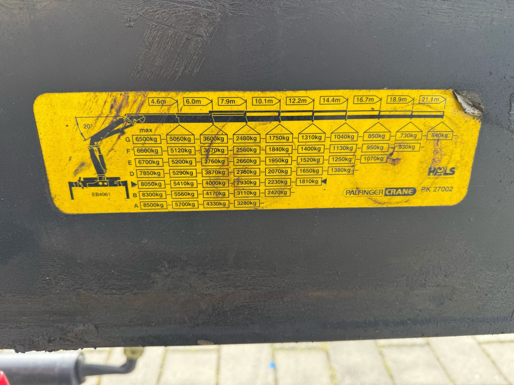 MAN TG-S 26.440 6x4 Pritsche Heckkran PK 27002+Funk - Camión caja abierta, Camión grúa: foto 4 MAN TG-S 26.440 6x4 Pritsche Heckkran PK 27002+Funk - Camión caja abierta, Camión grúa: foto 4