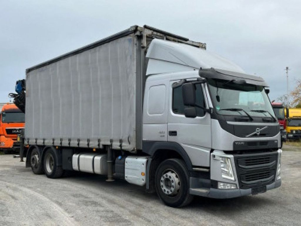 Volvo FM 420 6x2 Pritsche Heckkran 27m/t,Funk,Jib ,E6 - Camión caja abierta, Camión grúa: foto 2 Volvo FM 420 6x2 Pritsche Heckkran 27m/t,Funk,Jib ,E6 - Camión caja abierta, Camión grúa: foto 2