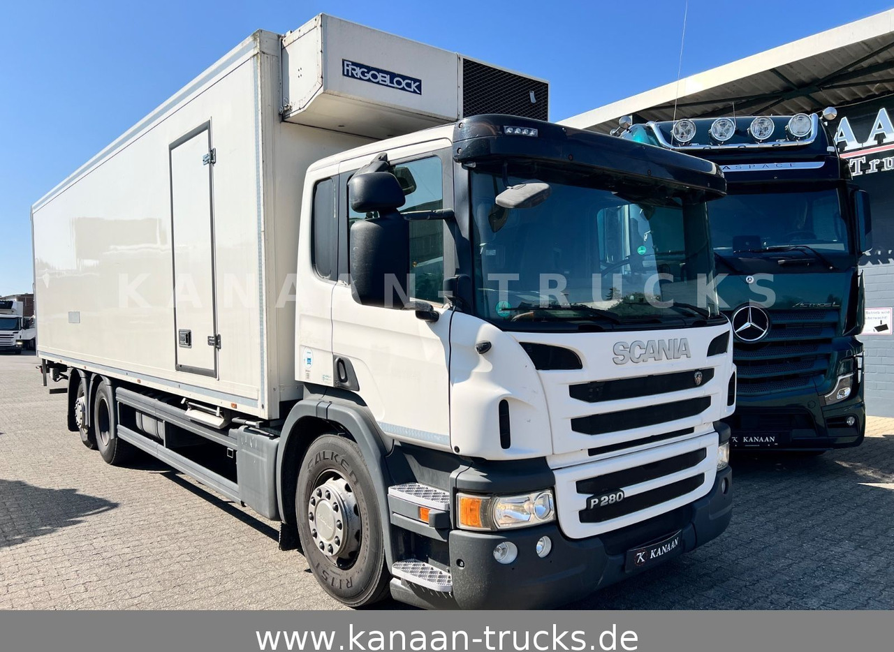 Scania P280 Kühlkoffer FRIGOBLOCK FK13  LBW E5 - Camión frigorífico: foto 1 Scania P280 Kühlkoffer FRIGOBLOCK FK13  LBW E5 - Camión frigorífico: foto 1