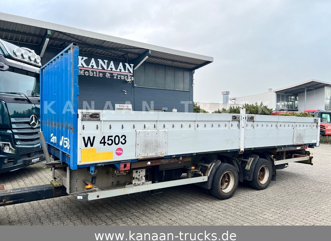 Wecon AWZ 218 LZ Tandem BDF Pritsche - Remolque portacontenedore/ Intercambiable: foto 1 Wecon AWZ 218 LZ Tandem BDF Pritsche - Remolque portacontenedore/ Intercambiable: foto 1